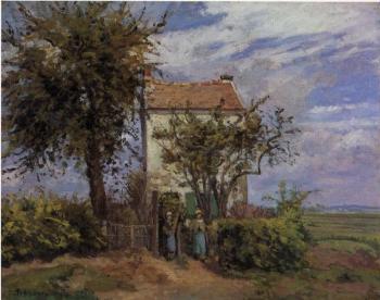 卡米耶 畢沙羅 The House in the Fields, Rueil